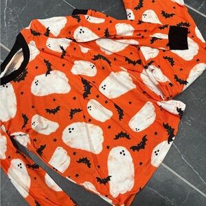 Halloween Ghost and Bat Pajama Set